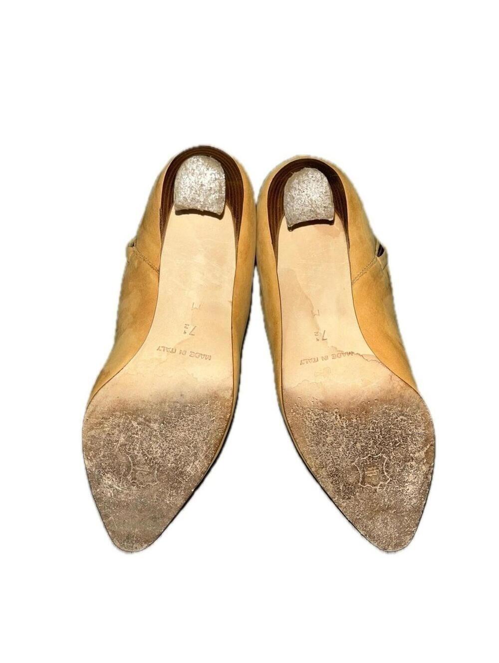 Bally Shearling Suede Booties Heels, Size 7.5, Made in Italy - Picture 7 of 11